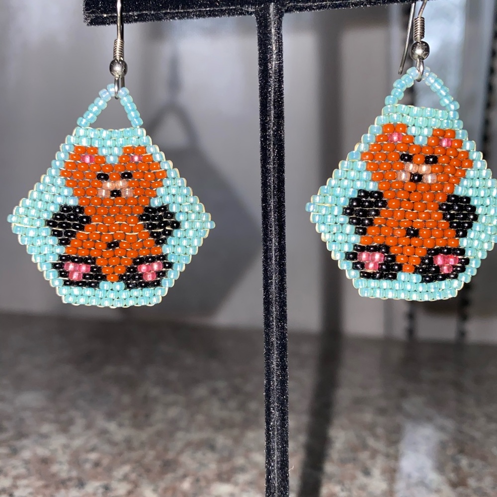 Bear earrings
